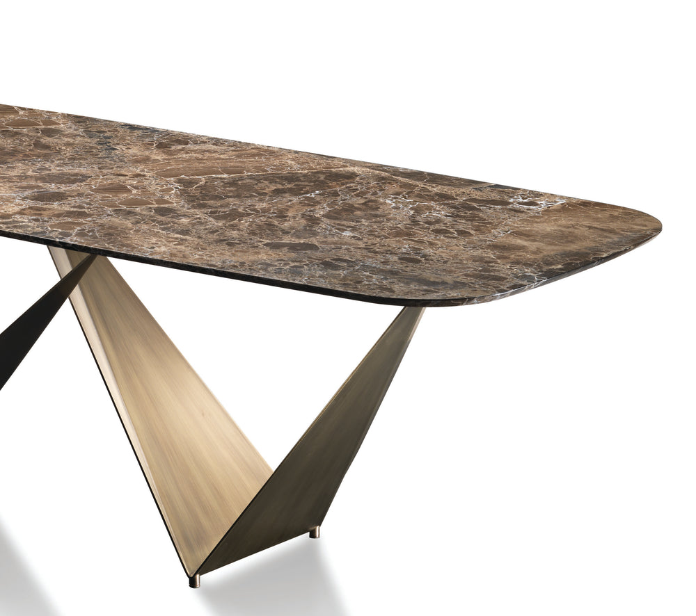 Prisma Steel Dining Table by Reflex Angelo, view 2