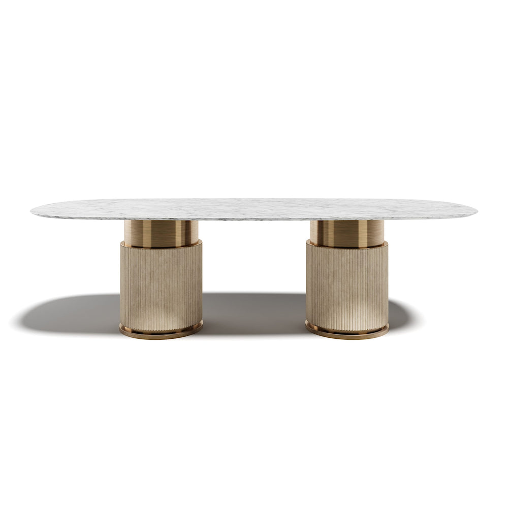 Rock Oval Dining Table — view 10