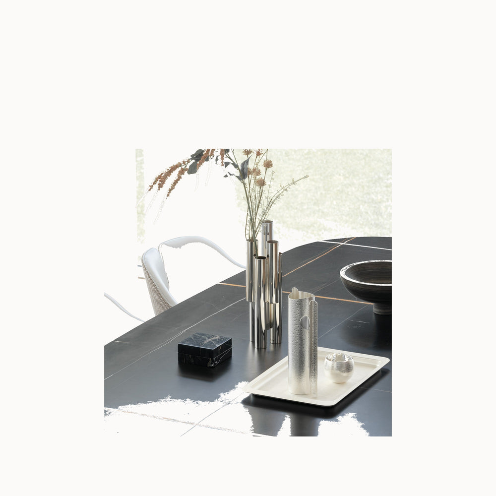 Rock Oval Dining Table — front view