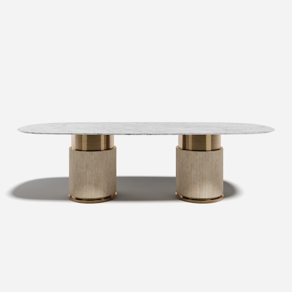 Rock Oval Dining Table — view 2