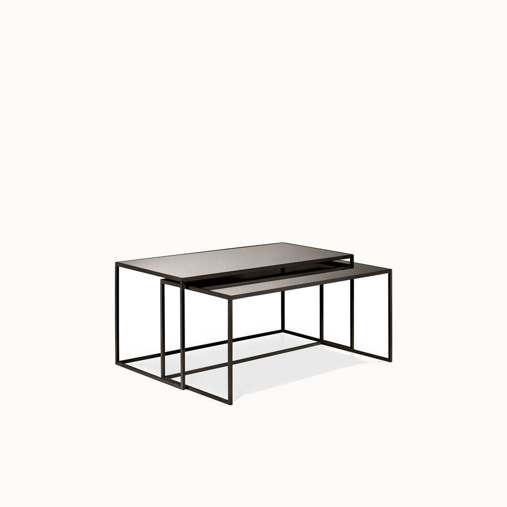 Set of Rectangular Coffee Tables Narciso Coffee Table — front view