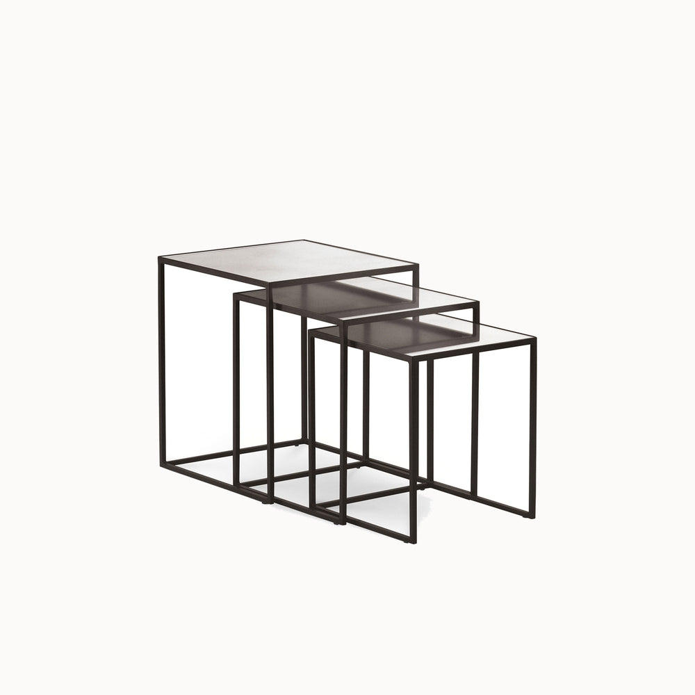 Set of Square Coffee Tables Narciso Coffee Table — front view