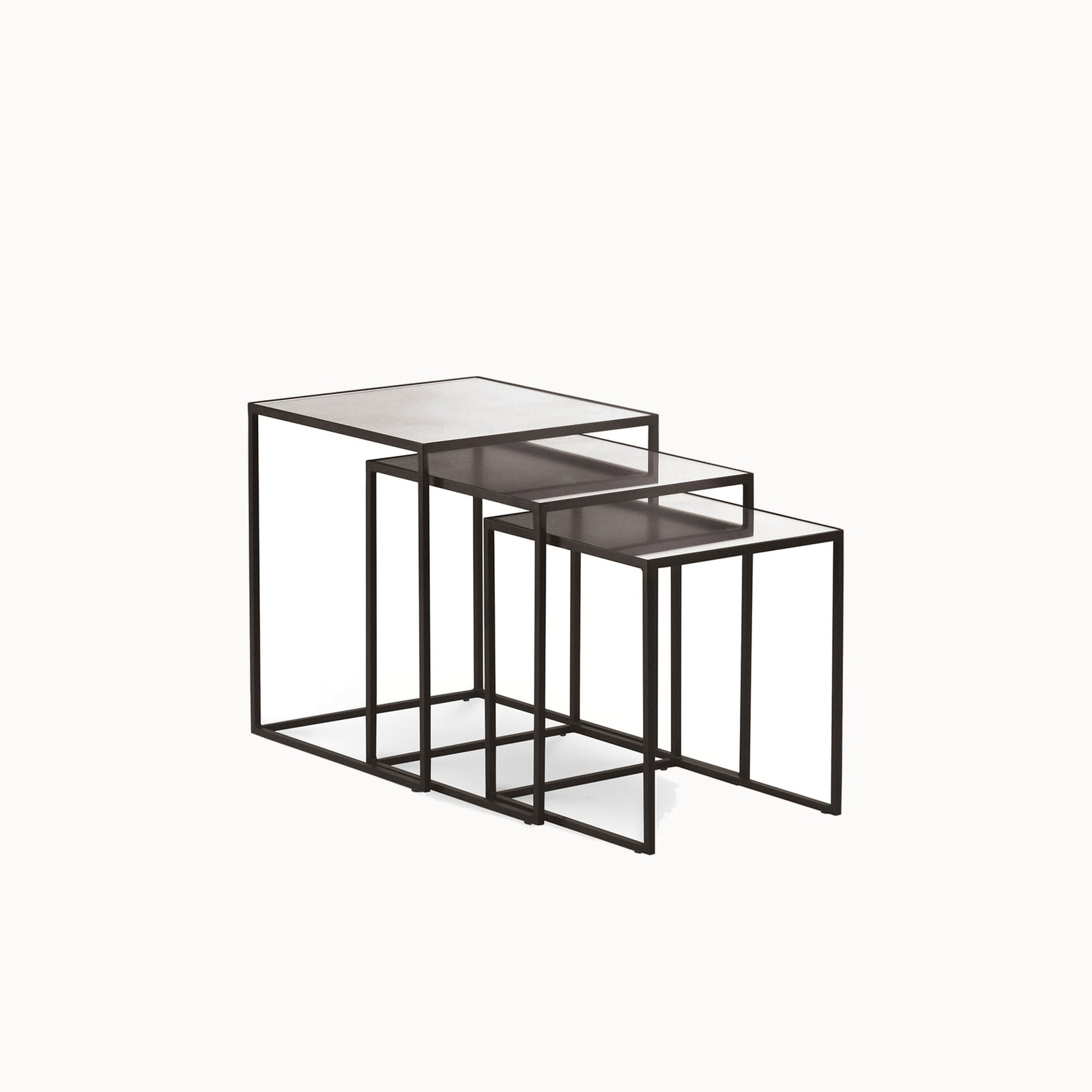 Set of Square Coffee Tables Narciso Coffee Table — front view
