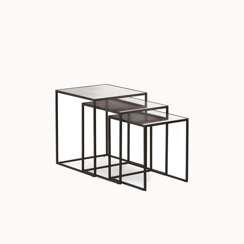 Set of Square Coffee Tables Narciso Coffee Table — front view