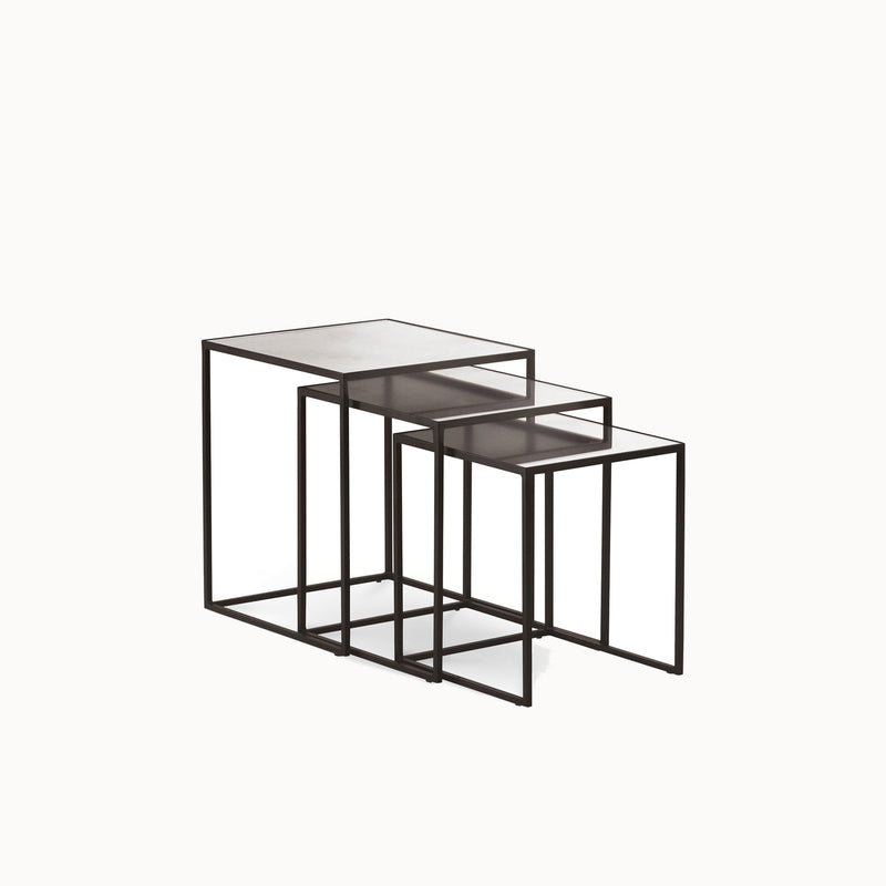 Set of Square Coffee Tables Narciso Coffee Table — front view