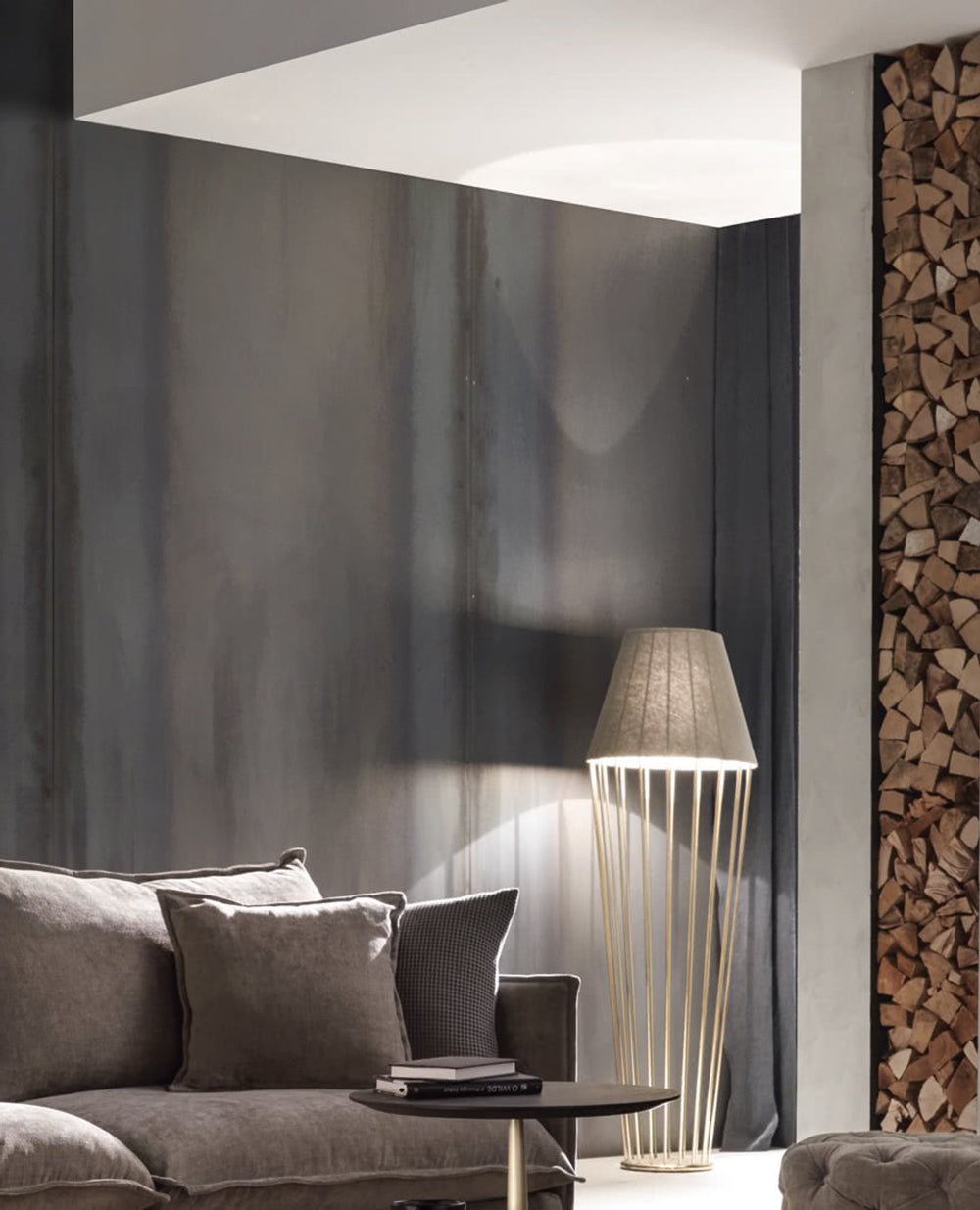Sofia High lampadaire avec Low Lampshade lampadaire — vue 4