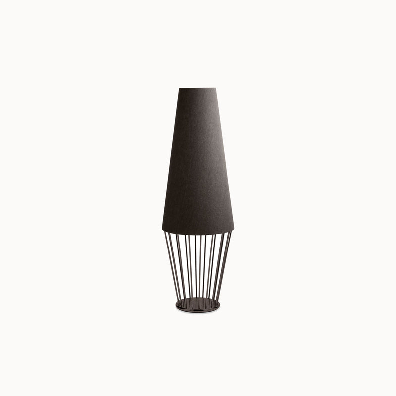 Sofia Low Floor Lamp with High Lampshade Floor Lamp — front view