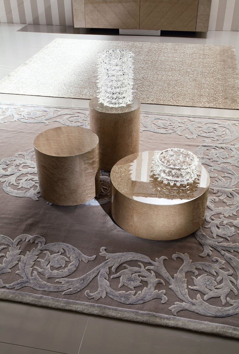 Sunrise Round End Table — view 2