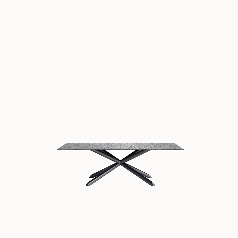 Thomas Inox Rectangiular Table - Outdoor Furniture — front view