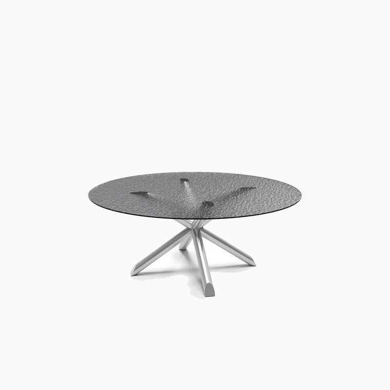 Thomas Inox Round Table - Outdoor Furniture — front view