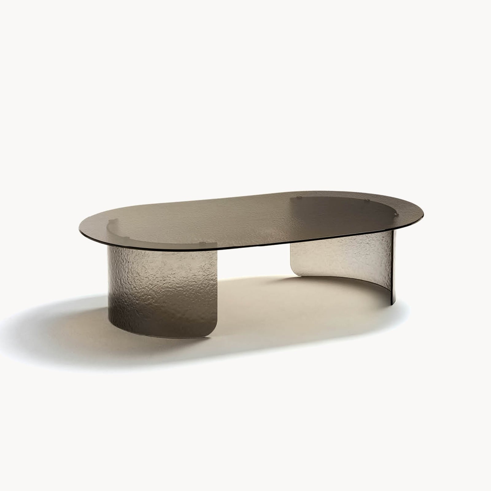 TréSor Oval Cocktail Table — front view