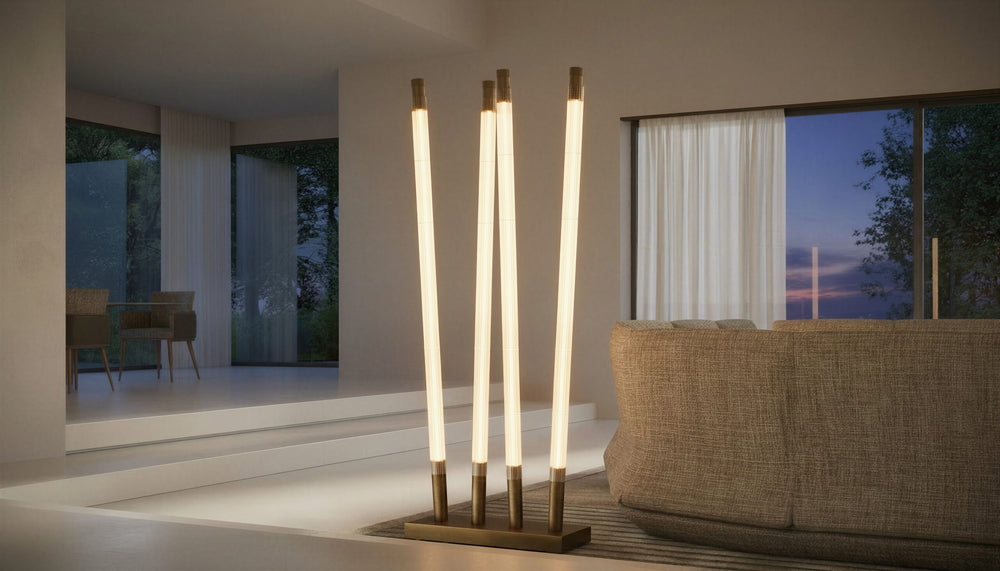 Bamboo Evo Floor Lamp by Reflex Angelo, view 3