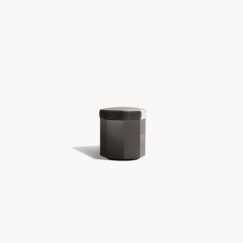 Vision Ottoman For Vanity Desk — front view