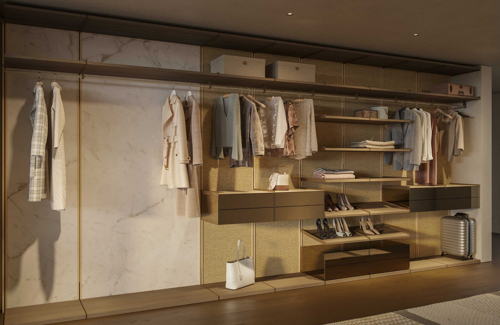 Wally Open Walk-In Closet by Reflex Angelo, view 4